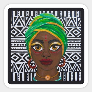 African Beauty Sticker